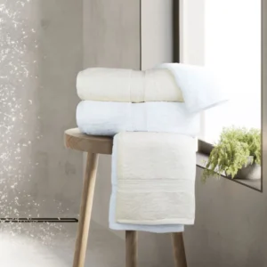 Bath Sheet / Pool Towel – White Oxford Vicenza Towel