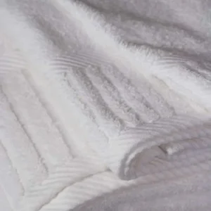 Bath Sheet / Pool Towel – White Oxford Signature Towel in the USA
